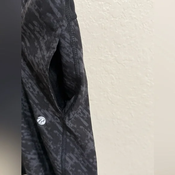 Bally Men's Black Athletic Shorts with a gray pattern - Picture 3 of 4